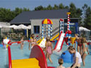 Camping Klein Strand in Jabbeke, Westflandern, Belgien