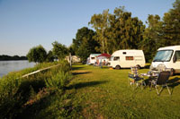 Camping Land an der Elbe in Drage, Elbe, Deutschland