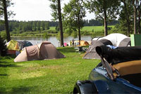 Campingplatz Kirnbergsee in Br�unlingen, Schwarzwald, Deutschland