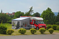 Knaus Campingpark Eschwege in Eschwege , Werra, Deutschland