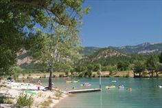 Camping Le Lac Bleu, Dr�me, Frankreich