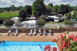 Camping St. Michel, Normandie, Frankreich