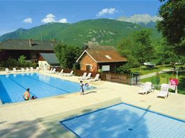 Camping La Serraz in Doussard, Rh�ne-Alpes, Frankreich