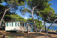 Kroatien, Istrien, Campingplatz Stoja, Mobilheim