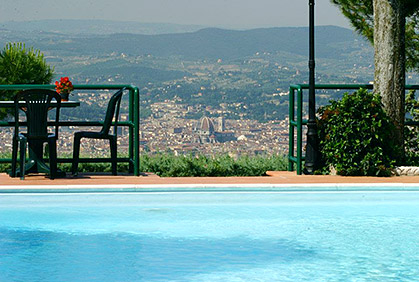 Camping Panoramico Fiesole, Toskana, Italien