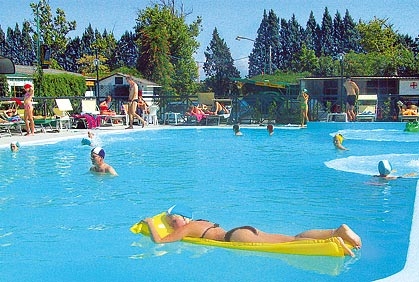 Camping Torre Pendente, Toskana, Italien