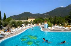 Camping Toscolano, Gardasee, Italien