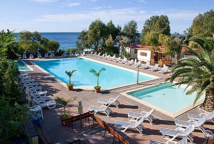 Camping Villaggio dei Fiori, Riviera, Italien