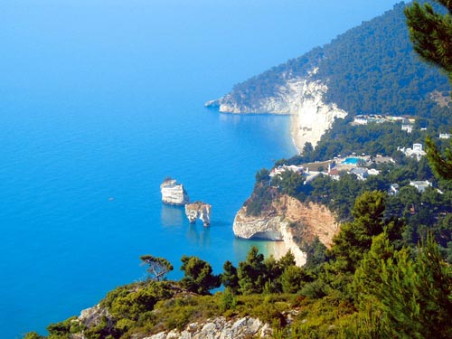 Die K&uuml;ste von Gargano, Apulien