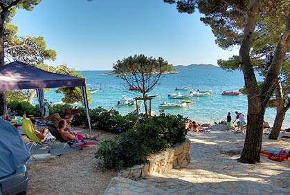 Camping Kozarica, Dalmatien, Kroatien