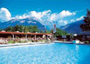 Camping Bella Tola in Susten-Leuk, Wallis, Schweiz