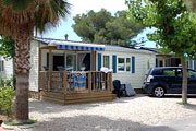 Spanien, Costa Dorada: Campingplatz Vendrell Platja - Mobilheime und Bungalows